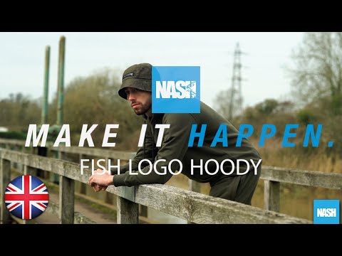 Nash Make It Happen Hoody Fish Logo Black